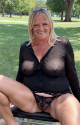 Diane Tanner a Hot Slutty Teacher Exposed in a Public Park 4