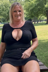 Diane Tanner a Hot Slutty Teacher Exposed in a Public Park 4