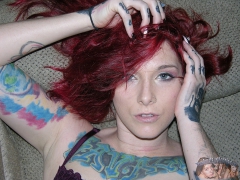 Tattooed Metalhead Babe - N