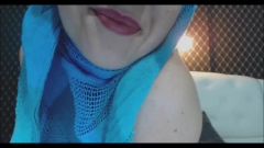 Arabian Beauty Striping Everything But Hijab For Hot Pussy F - N