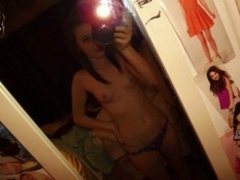 Dirty chav teen - naughty naked selfie queen - N