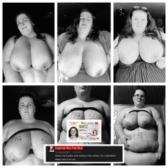 Worthless Fat Slut on Display - N