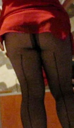 wife in sexy nylons - N