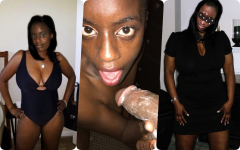 Sexy Amateur Ebony Dressed Undressed - N