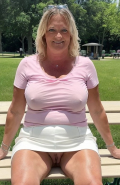 Diane Tanner a Hot Slutty Teacher Exposed at the Park 3 - N