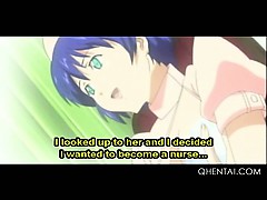 Awesome hentai anal sex with stunning excited nurse