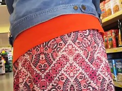 good-looking-older-woman-reveals-her-hot-panties-while-shop