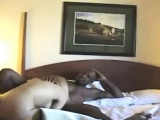 Sexy black guy fucks an attractive round butt girl from beh
