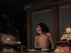 TeensInTheWoods Sally Squirtz cabin bdsm