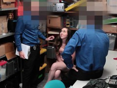 Cute thief Lexi Lovell boned by two horny LP officers