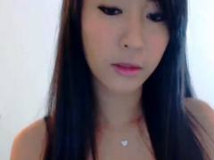 Cutest Asian Webcam Chick Striptease