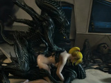 Huge dick alien fucking Samus Aran