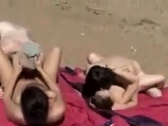 Shameless beach sex