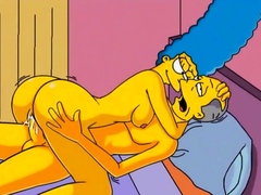 Marge Simpson lusty cheating wife