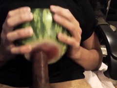 Fucking a Watermelon