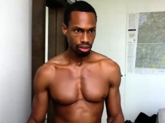 Solo Black Gay Masturbation Jerk Off