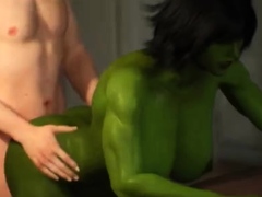 She-hulk Getting Fucked In Doggystyle [under The Horizon]