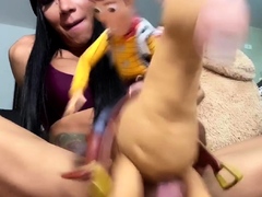 Solo webcam tranny masturbation